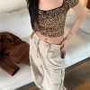 Style Core Aesthetics, New Style Trends - Leopard Bodycon Crop Top