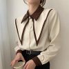 Style Core Aesthetics, New Style Trends - Light Academia Contrast Shirt
