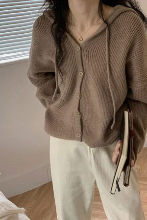 Style Core Aesthetics, New Style Trends - Local Coffee Shop Knit Hoodie