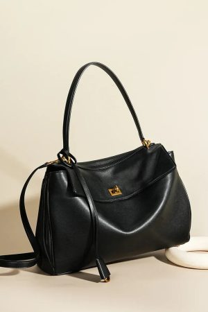 Style Core Aesthetics, New Style Trends - Léonie | Sac à Main en Cuir Lisse