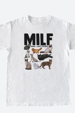 Style Core Aesthetics, New Style Trends - Man I Love Felines Tee