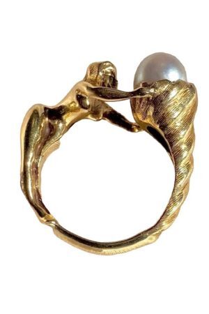 Style Core Aesthetics, New Style Trends - Minimalist Aesthetic Asymmetrical Pearl Ring