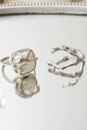 Style Core Aesthetics, New Style Trends - Minimalist Aesthetic Ring Set