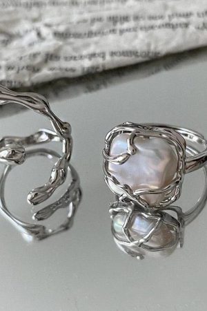 Style Core Aesthetics, New Style Trends - Minimalist Aesthetic Ring Set