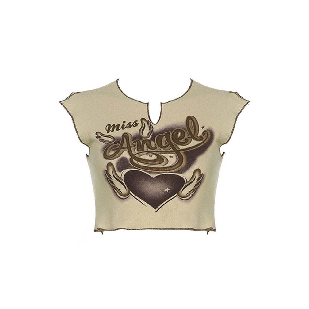 Style Core Aesthetics, New Style Trends - Miss Angel Ribbed Top