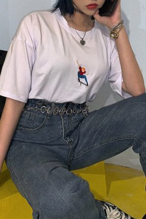 Style Core Aesthetics, New Style Trends - Nollie Embroidered Tee