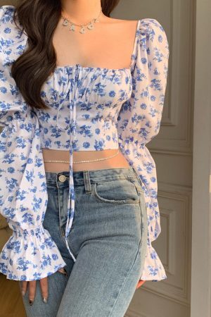Style Core Aesthetics, New Style Trends - Now Forever Floral Crop Top