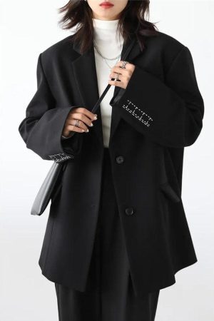 Style Core Aesthetics, New Style Trends - Office Style Wide Shoulder Classy Blazer