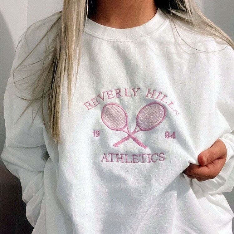 Style Core Aesthetics, New Style Trends - Old Money Aesthetic Tennis Sweatshirt