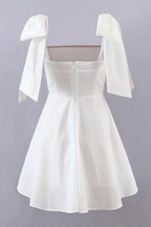 Style Core Aesthetics, New Style Trends - Parisian Aesthetic Bow Tie Dress
