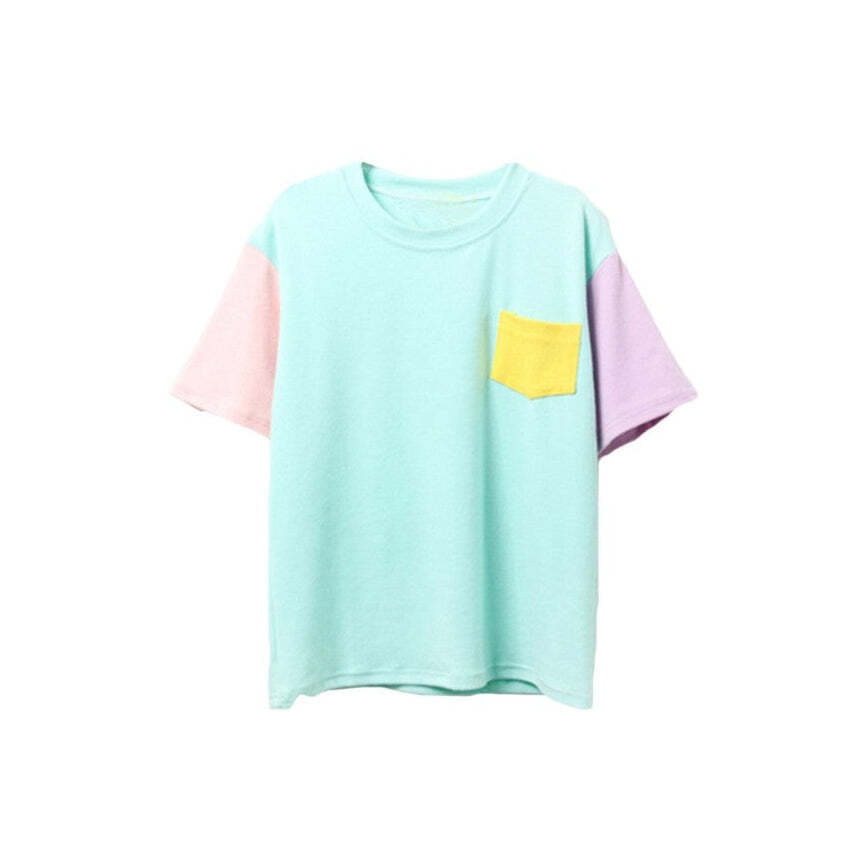 Style Core Aesthetics, New Style Trends - Pastel Combo T-Shirt