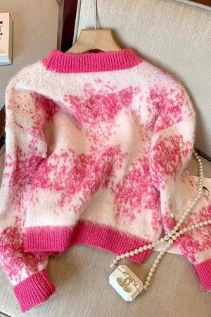 Style Core Aesthetics, New Style Trends - Pearl Beaded Soft Touch Knitted Sweater