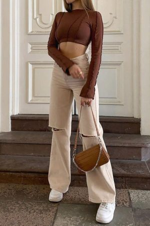 Style Core Aesthetics, New Style Trends - Portrait Mode Flare Jeans