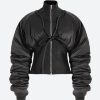 Style Core Aesthetics, New Style Trends - Puffer Corduroy Zip-Up Jacket
