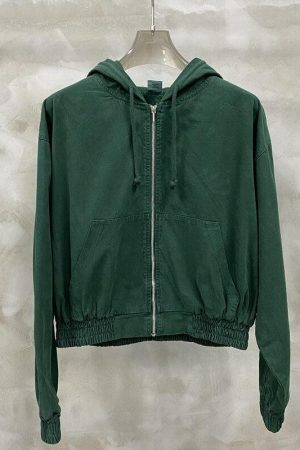 Style Core Aesthetics, New Style Trends - Retro Zip-Up Hoodie