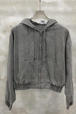 Style Core Aesthetics, New Style Trends - Retro Zip-Up Hoodie