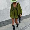 Style Core Aesthetics, New Style Trends - Robe à manches bouffantes 'Maylia'