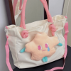 Style Core Aesthetics, New Style Trends - Sac messager grande capacité Star en toile