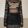 Style Core Aesthetics, New Style Trends - Sheer Loose Knitted Sweater