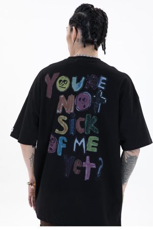 Style Core Aesthetics, New Style Trends - 'Sick of me' T shirt