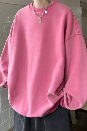Style Core Aesthetics, New Style Trends - Soft Boy Casual Oversized Sweatshirt