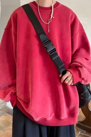 Style Core Aesthetics, New Style Trends - Soft Boy Casual Oversized Sweatshirt