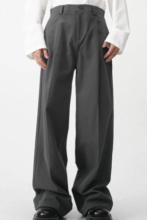 Style Core Aesthetics, New Style Trends - Soft Boy High Waist Baggy Pants