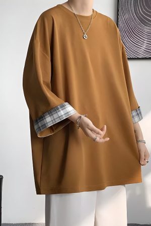 Style Core Aesthetics, New Style Trends - Soft Boy Oversize Detailed Tee