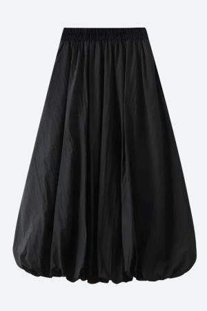 Style Core Aesthetics, New Style Trends - Soft Girl Pastel Bubble Midi Skirt