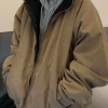 Style Core Aesthetics, New Style Trends - Solid Color Vintage Zip-Up Jacket