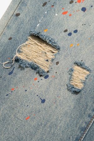Style Core Aesthetics, New Style Trends - 'Splat' Jeans