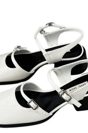 Style Core Aesthetics, New Style Trends - Square Toe Mary Jane Shoes