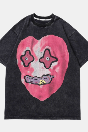 Style Core Aesthetics, New Style Trends - 'Star eyes' T shirt