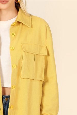 Style Core Aesthetics, New Style Trends - Sunshine Yellow Shirt