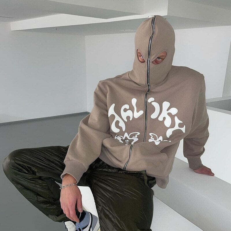 Style Core Aesthetics, New Style Trends - Veste cagoule integrée
