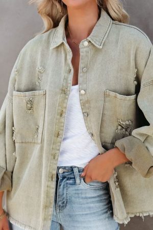 Style Core Aesthetics, New Style Trends - Veste chemise en jean 'Ezra'