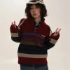 Style Core Aesthetics, New Style Trends - Vintage Aesthetic Knitted Zip Sweater