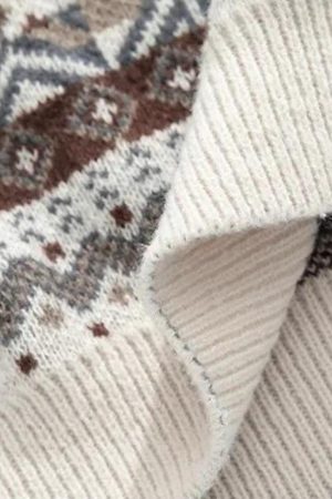 Style Core Aesthetics, New Style Trends - Vintage Rabbits Knitted Sweater