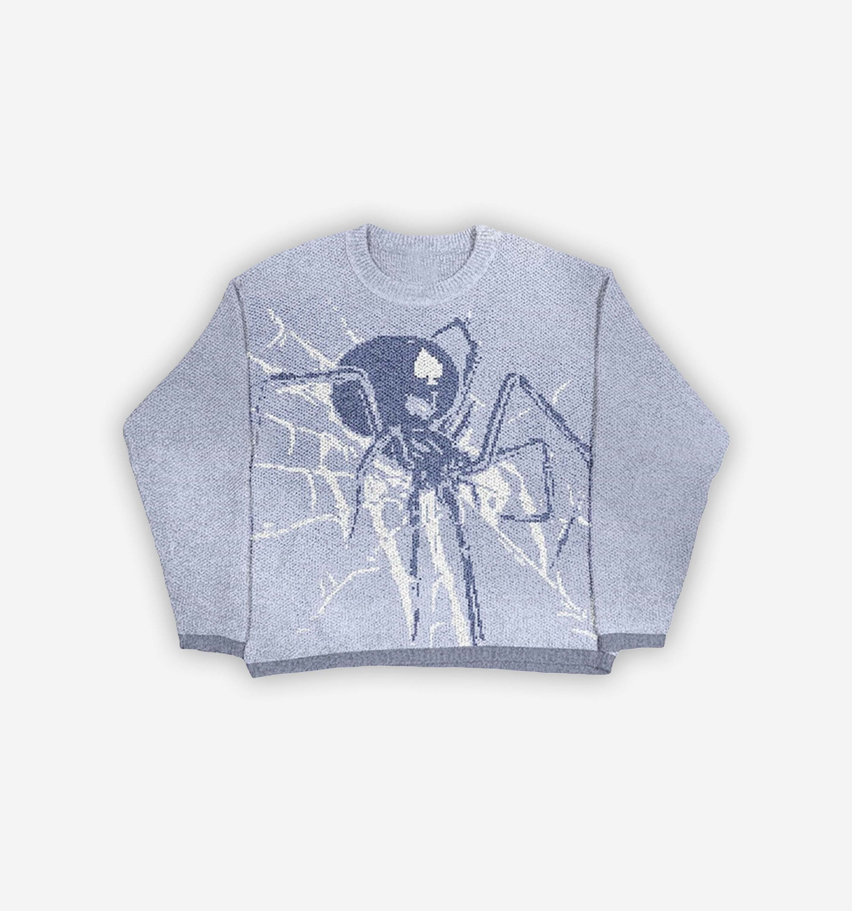 Style Core Aesthetics, New Style Trends - 'Webcore' Spider Knit Sweater