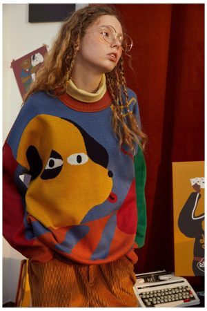 Style Core Aesthetics, New Style Trends - Weirdcore Dog Sweater
