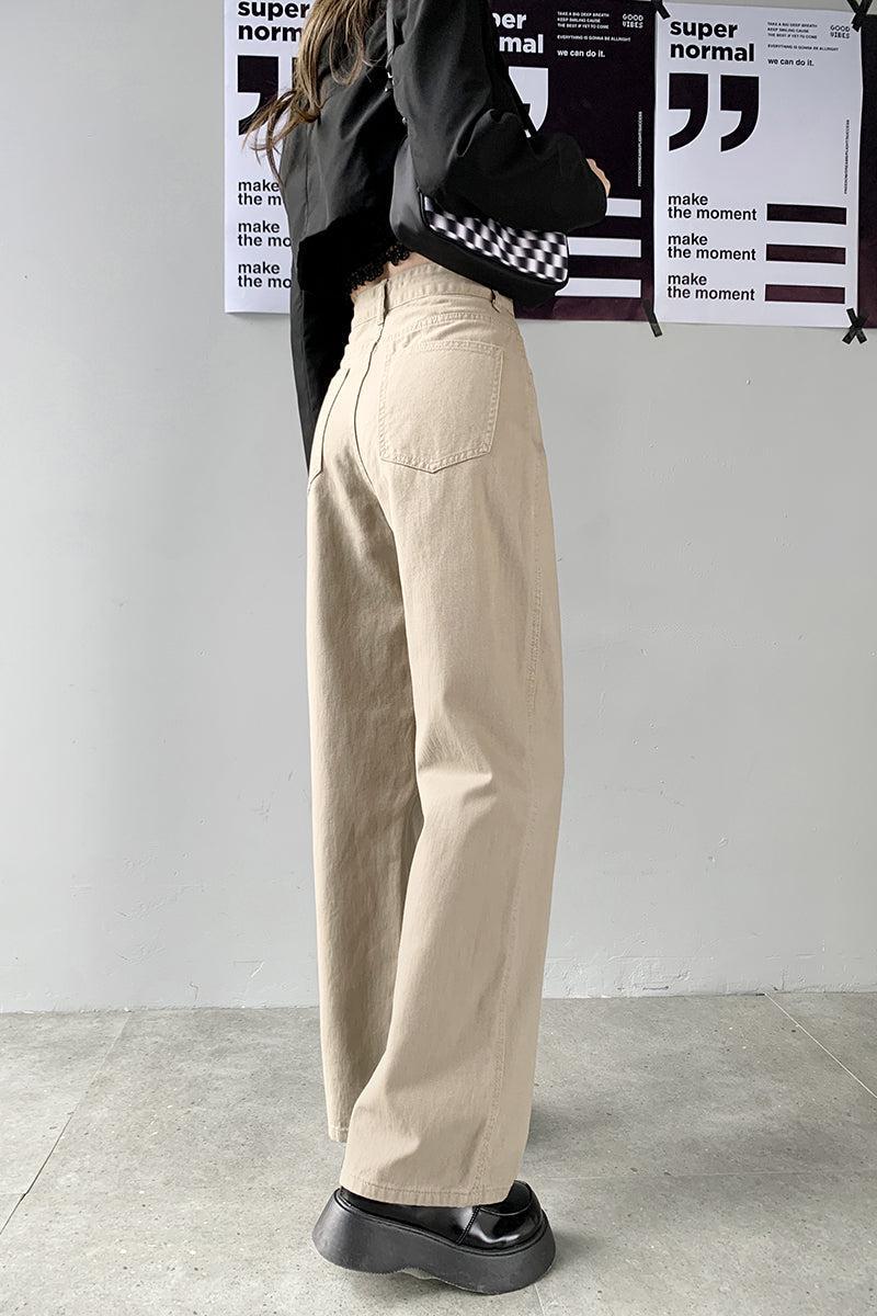 Style Core Aesthetics, New Style Trends - Wide Leg High Waist Casual Jeans