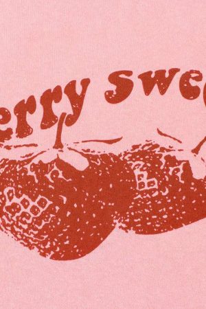 Style Core Aesthetics, New Style Trends - Y2K Berry Sweet Crop Top