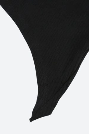 Style Core Aesthetics, New Style Trends - Y2K Corduroy Asymmetric Crop Top