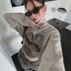 Style Core Aesthetics, New Style Trends - Y2K Half Zip-Up Knitted Sweater