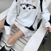 Style Core Aesthetics, New Style Trends - Y2K Star Futuristic Knitted Sweater