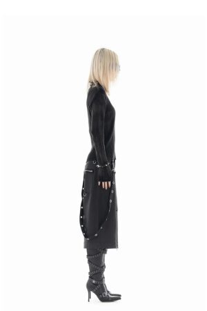 Style Core Aesthetics, New Style Trends - Y2K Star Tall Long Sleeve Corduroy Sweater
