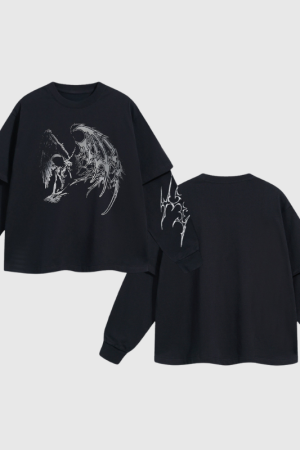 Style Core Aesthetics, New Style Trends Angel and Thorn Sweatshirt