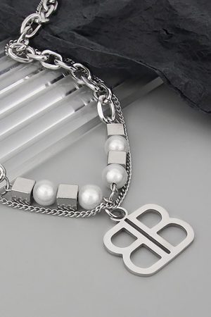 Style Core Aesthetics, New Style Trends 'B' Letter Necklace