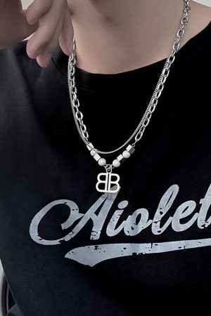 Style Core Aesthetics, New Style Trends 'B' Letter Necklace