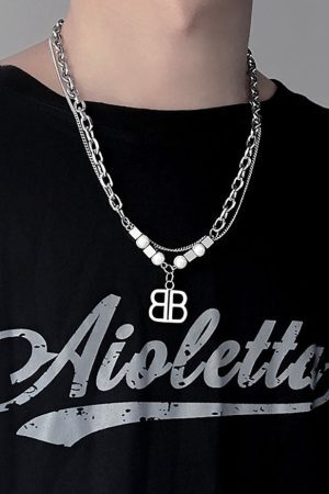 Style Core Aesthetics, New Style Trends 'B' Letter Necklace